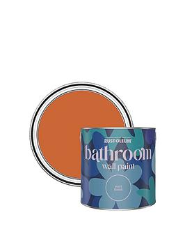 Product photograph of Rust-oleum Bathroom Wall Paint In Tiger Tea Ndash 2 5-litre Tin from very.co.uk