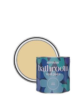 Product photograph of Rust-oleum Bathroom Wall Paint In Sandstorm Ndash 2 5-litre Tin from very.co.uk