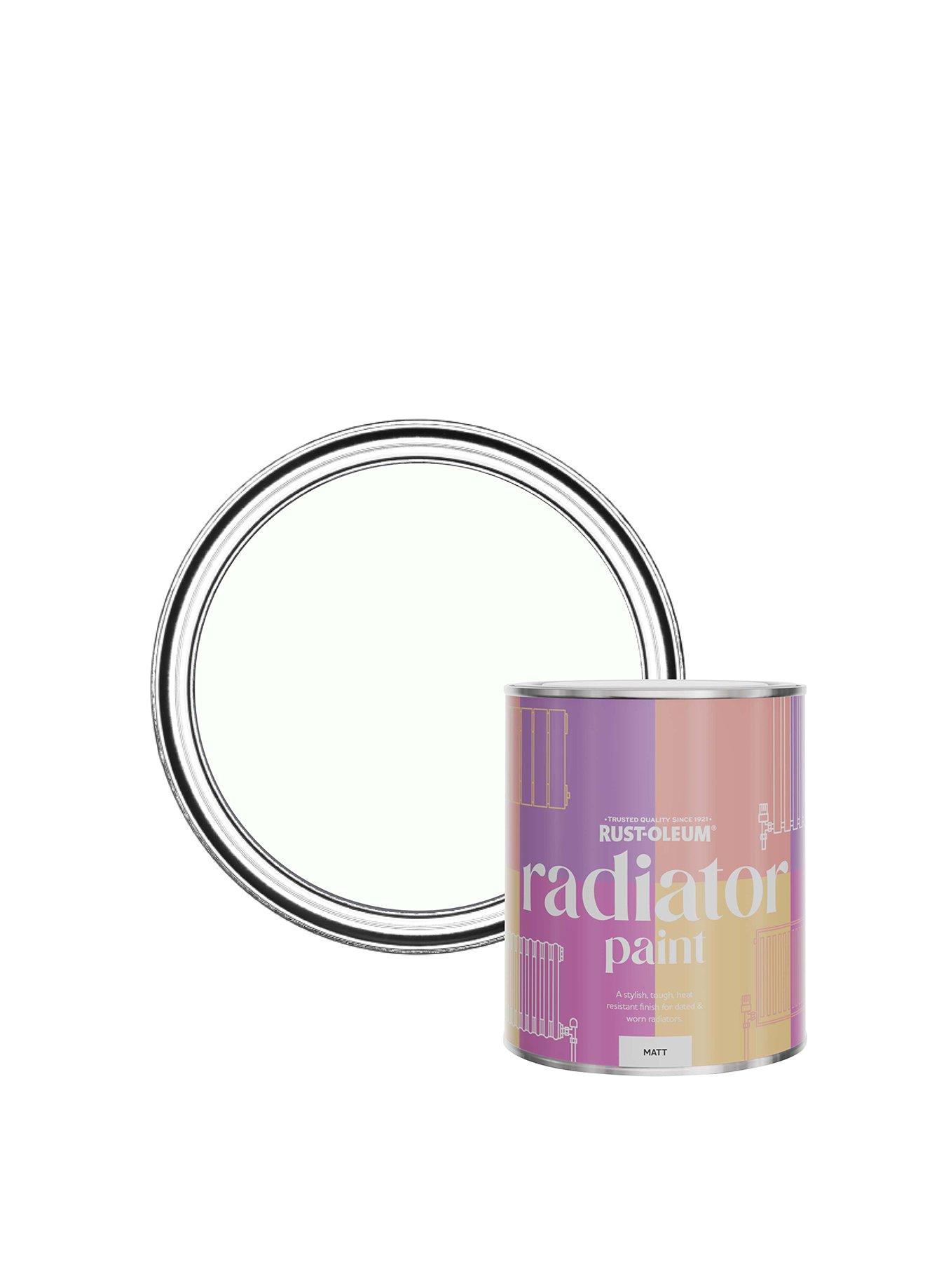 Image 1 of 6 of Rust-Oleum Matt Finish 750 ml Radiator Paint &ndash; Chalk White