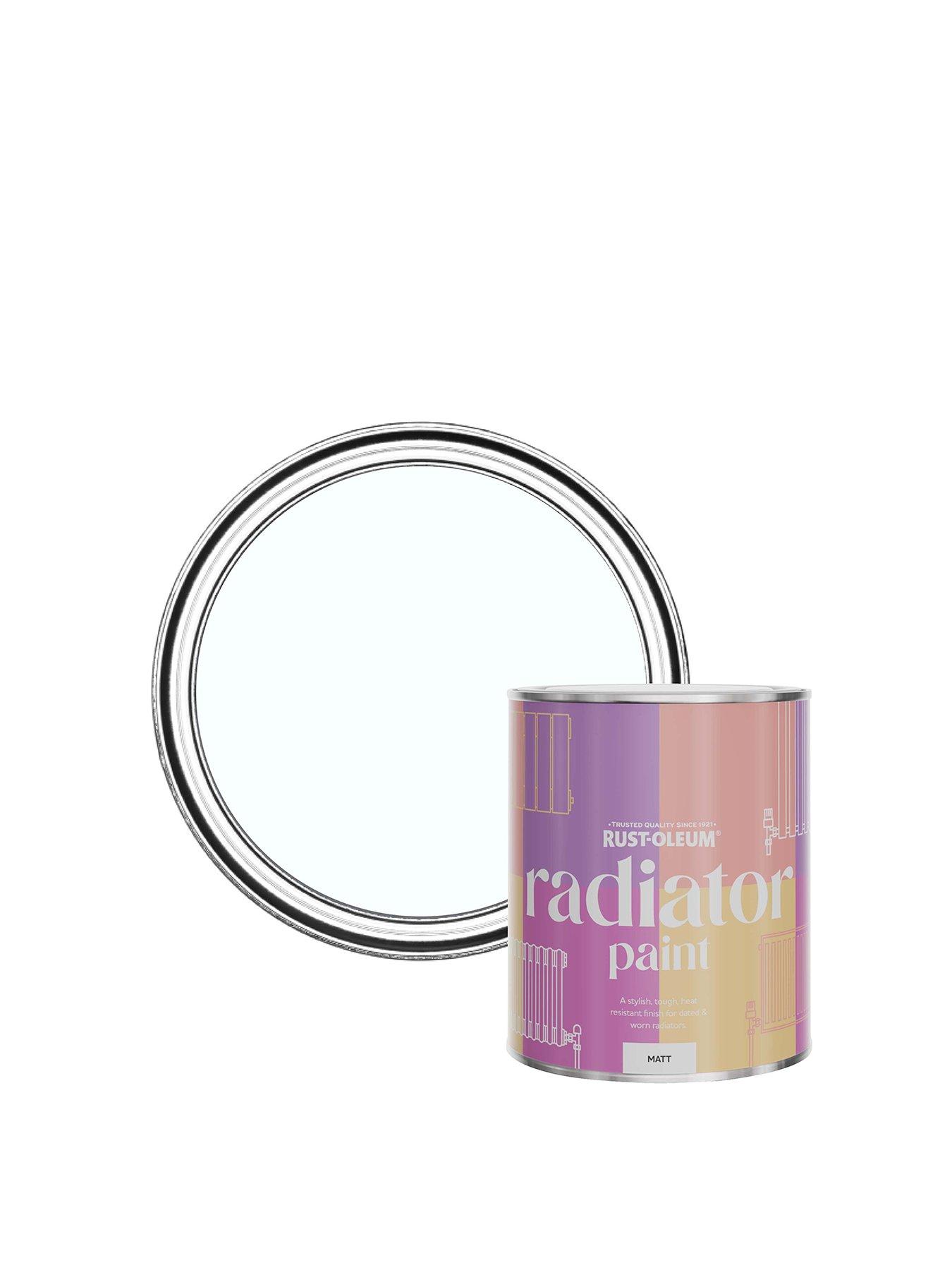 Product photograph of Rust-oleum Matt Finish 750 Ml Radiator Paint Ndash Icecap from very.co.uk