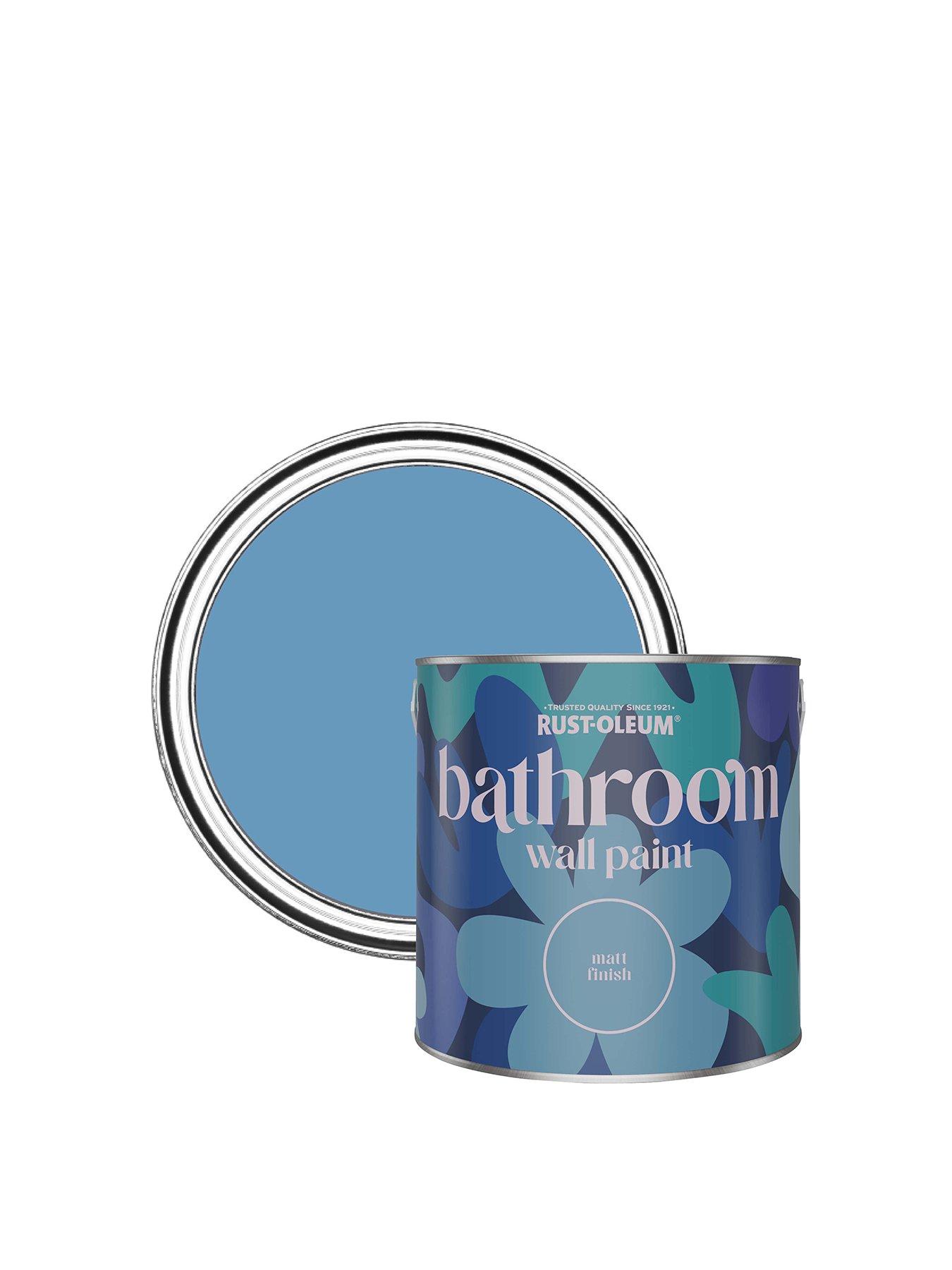undefined Bathroom Wall Paint in Cornflower Blue – 2.5-litre tin