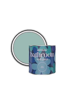 Product photograph of Rust-oleum Bathroom Wall Paint In Coastal Blue Ndash 2 5-litre Tin from very.co.uk