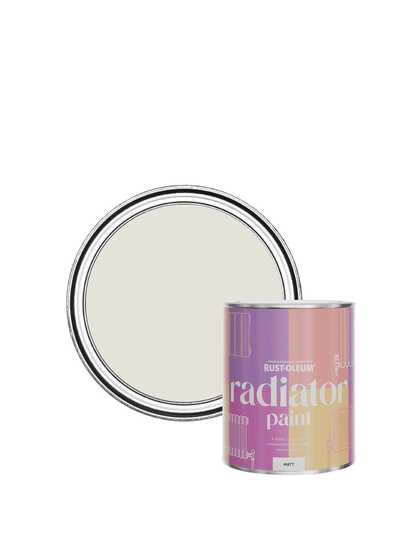 RustOleum Radiator Paint Portland Stone 750ml very.co.uk