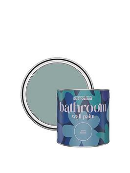 Product photograph of Rust-oleum Bathroom Wall Paint In Gresham Blue Ndash 2 5-litre Tin from very.co.uk
