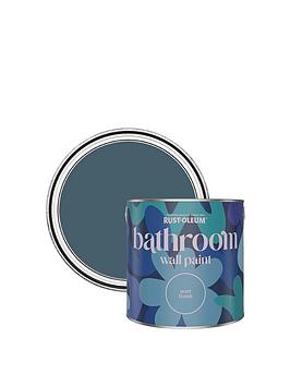 Product photograph of Rust-oleum Bathroom Wall Paint In Blueprint Ndash 2 5-litre Tin from very.co.uk