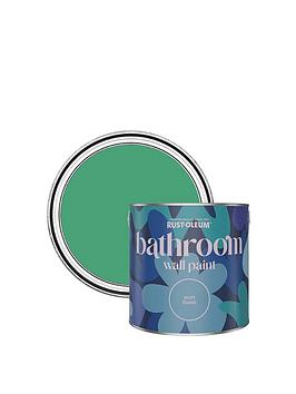 Product photograph of Rust-oleum Bathroom Wall Paint In Emerald Ndash 2 5-litre Tin from very.co.uk