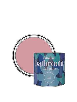 Product photograph of Rust-oleum Bathroom Wall Paint In Dusky Pink Ndash 2 5-litre Tin from very.co.uk