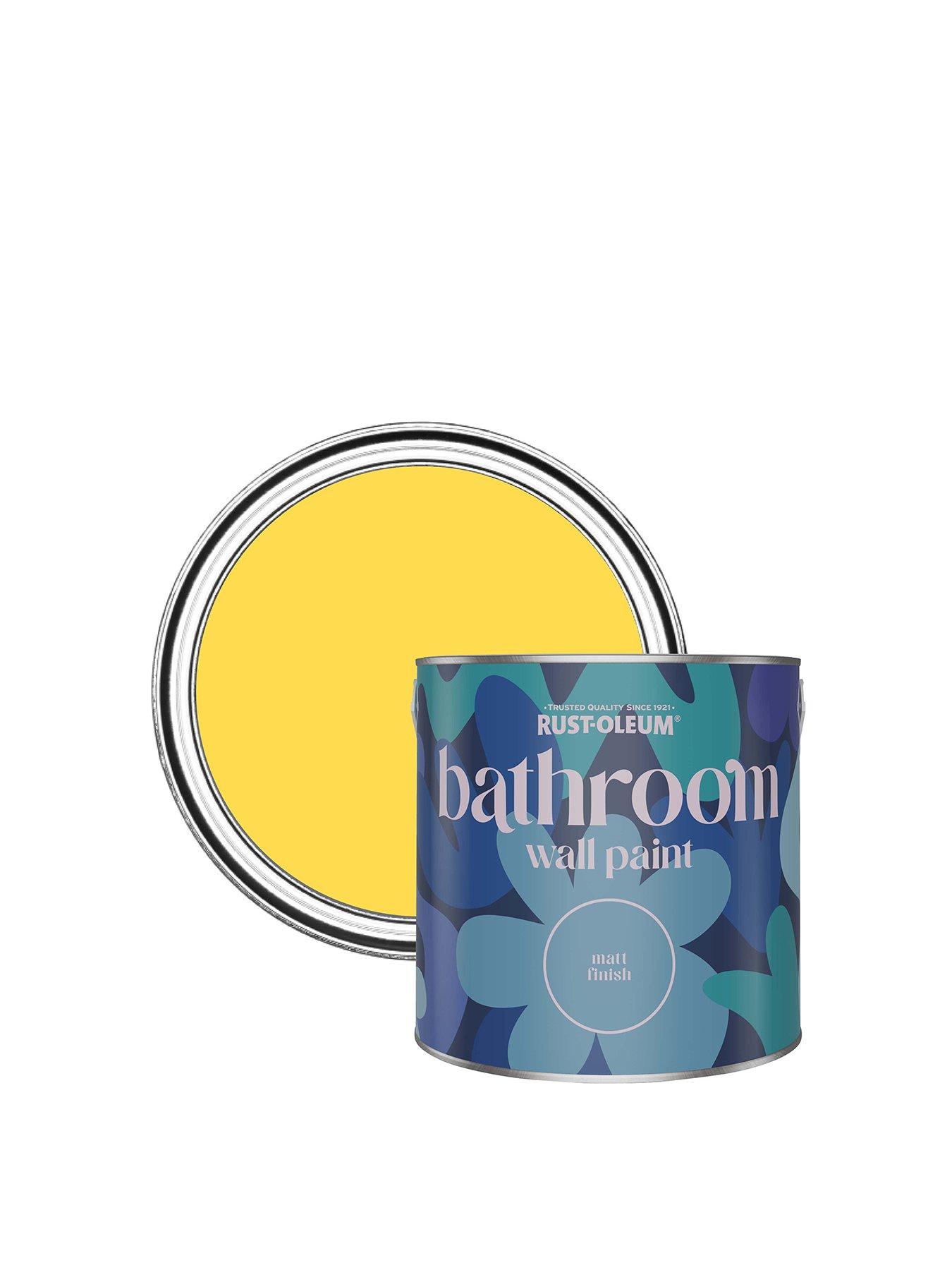 Rust-Oleum Bathroom Wall Paint in Lemon Sorbet – 2.5-litre tin