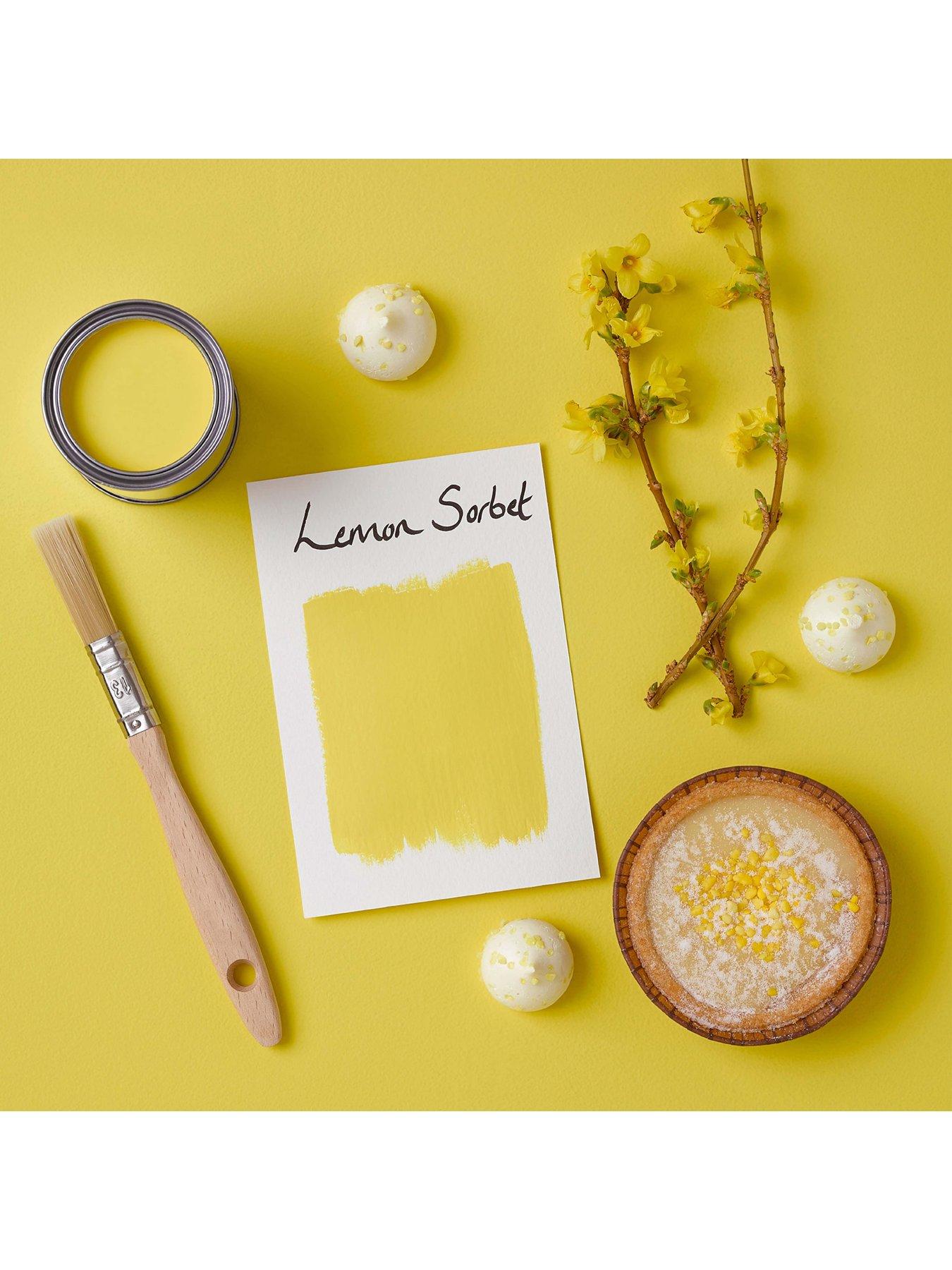 Image 3 of 4 of Rust-Oleum Bathroom Wall Paint in Lemon Sorbet &ndash; 2.5-litre tin