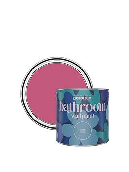 Product photograph of Rust-oleum Bathroom Wall Paint In Raspberry Ripple Ndash 2 5-litre Tin from very.co.uk