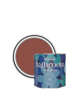 Product photograph of Rust-oleum Bathroom Wall Paint In Fire Brick Ndash 2 5-litre Tin from very.co.uk