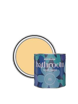 Product photograph of Rust-oleum Bathroom Wall Paint In Mustard Ndash 2 5-litre Tin from very.co.uk