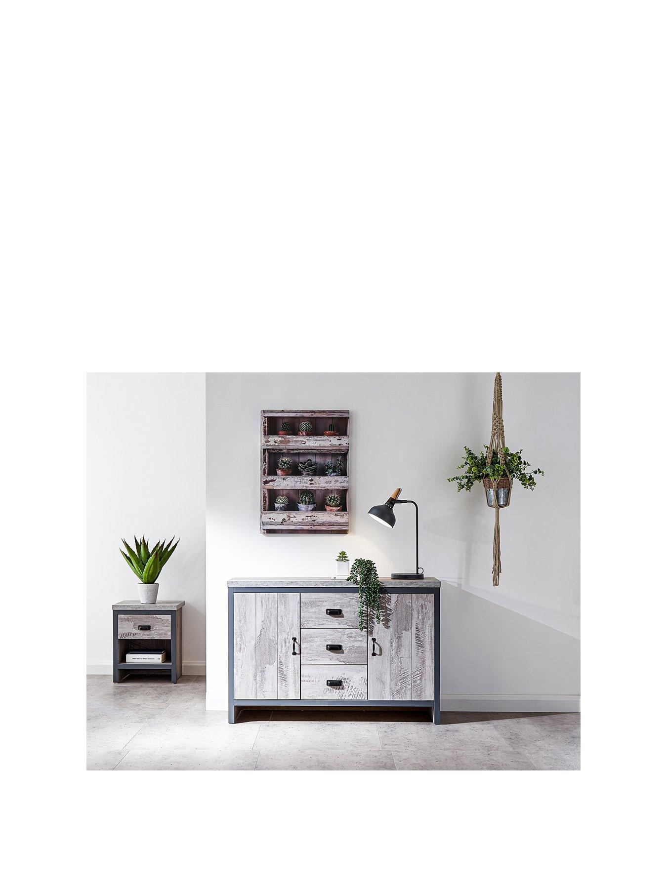 GFW Boston 2 Door, 3 Drawer Sideboard