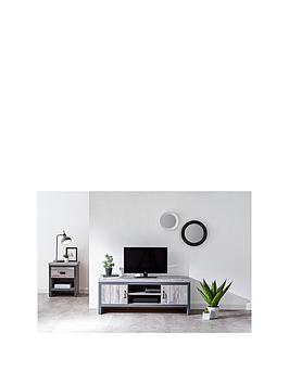 Product photograph of Gfw Boston 2 Door Tv Unit - Fits Up To 50 Inch Tv from very.co.uk