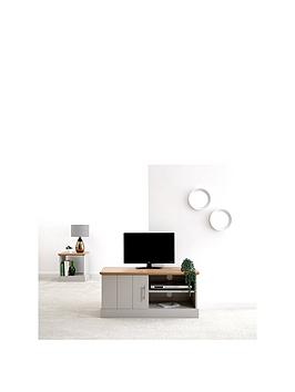 Product photograph of Gfw Kendal Small Tv Unit - Fits Up To 43 Inch Tv - Grey from very.co.uk