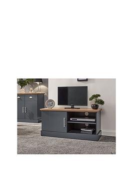 Gfw Kendal Small Tv Unit - Fits Up To 43 Inch Tv - Blue