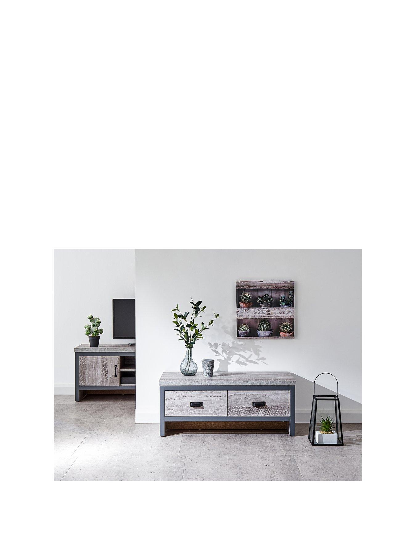 GFW Boston 2 Drawer Coffee Table