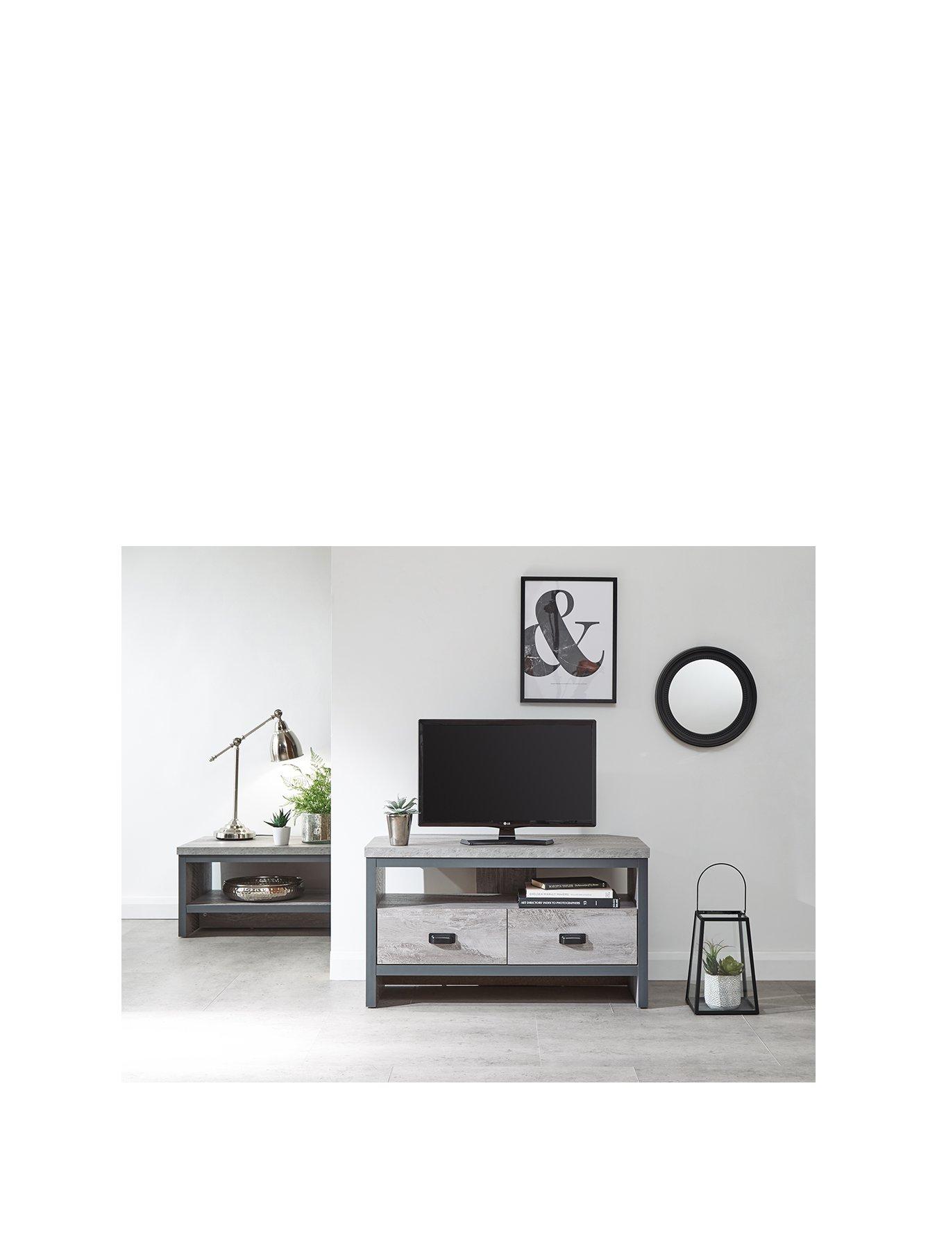 GFW Boston Corner TV Unit - fits up to 40 inch TV