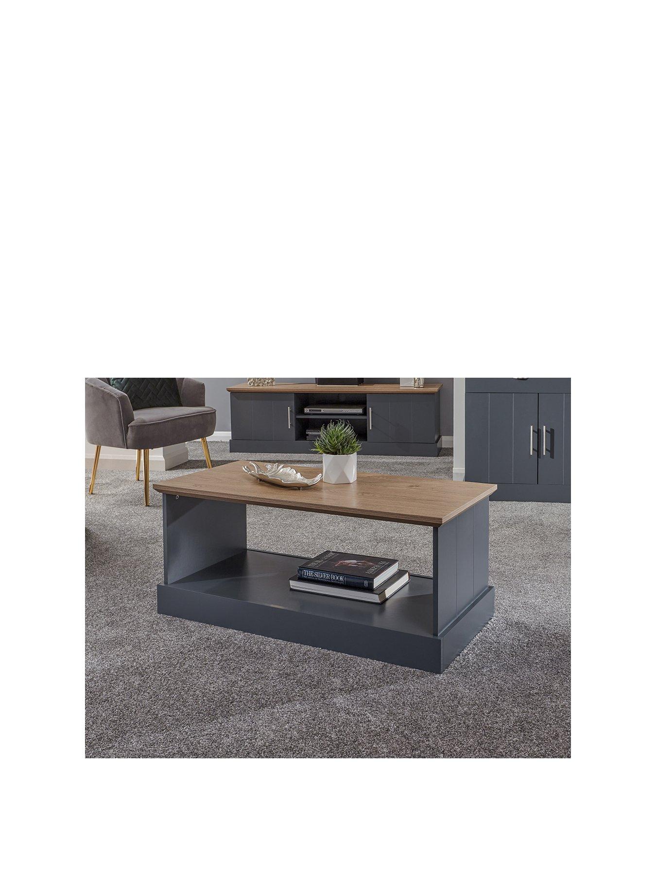 Product photograph of Gfw Kendal Coffee Table - Blue from very.co.uk