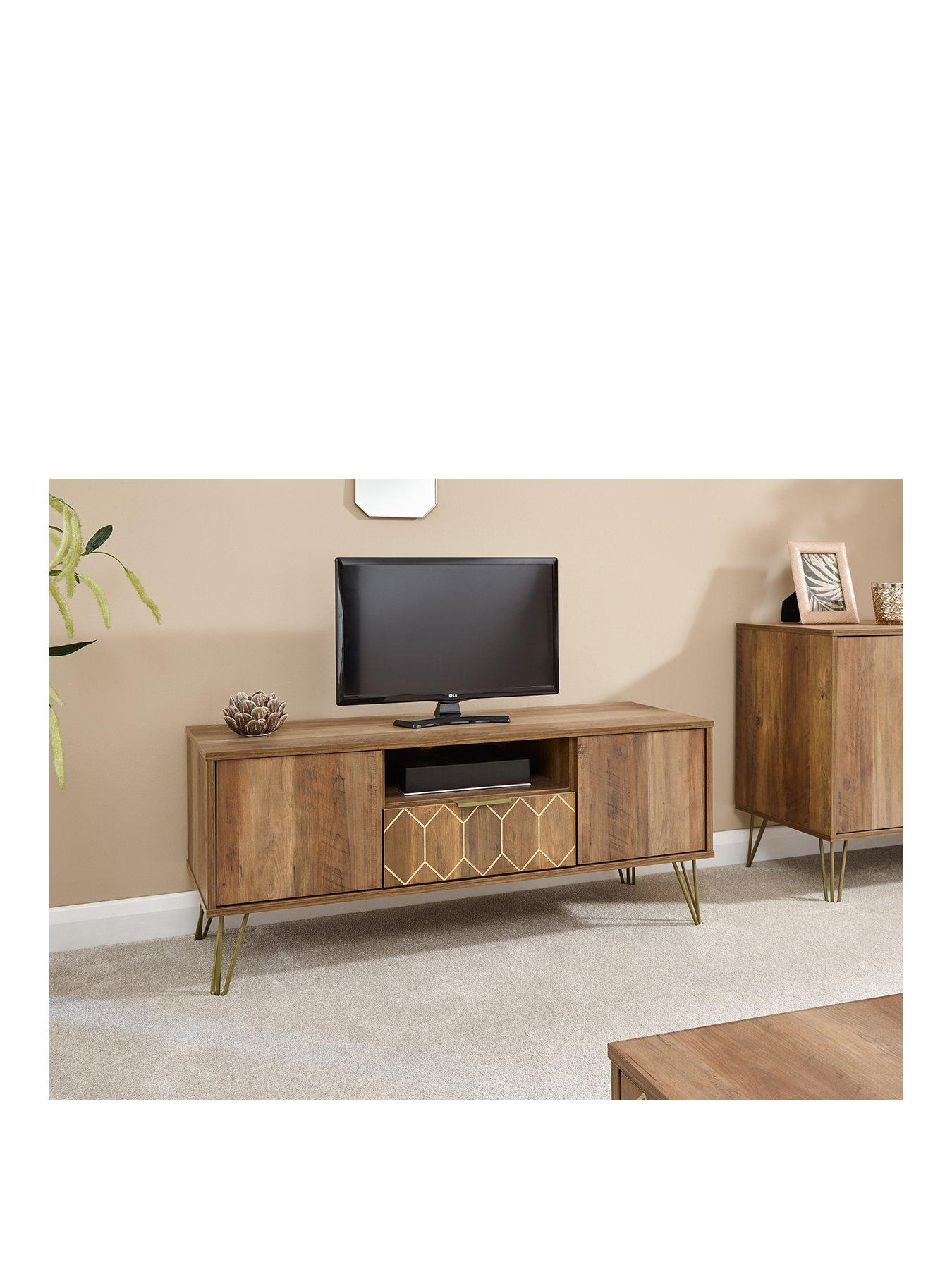 Image 2 of 6 of GFW Orleans 2 Door,&nbsp;1 Drawer&nbsp;TV Stand - fits up to 50 inch TV