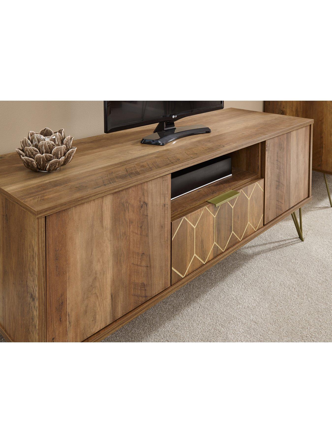 Image 3 of 6 of GFW Orleans 2 Door,&nbsp;1 Drawer&nbsp;TV Stand - fits up to 50 inch TV