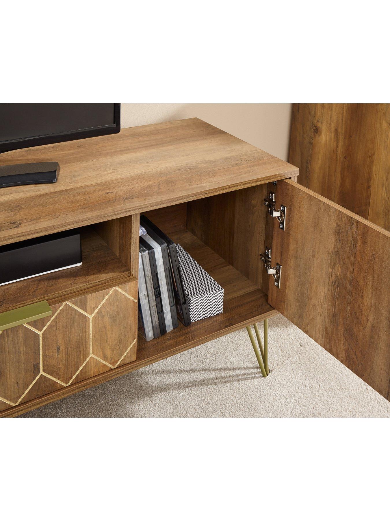 Image 5 of 6 of GFW Orleans 2 Door,&nbsp;1 Drawer&nbsp;TV Stand - fits up to 50 inch TV