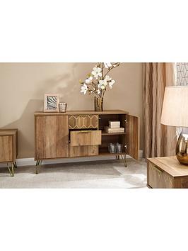 Product photograph of Gfw Orleans 2 Door 3 Drawer Cabinet from very.co.uk