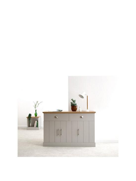 front image of gfw-kendal-large-sideboard-grey
