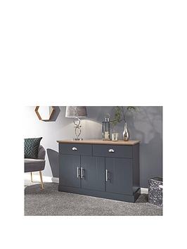 Product photograph of Gfw Kendal Large Sideboard - Blue from very.co.uk