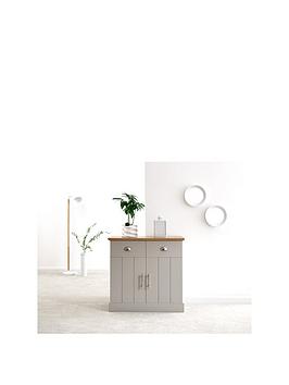 Product photograph of Gfw Kendal Compact Sideboard - Grey from very.co.uk
