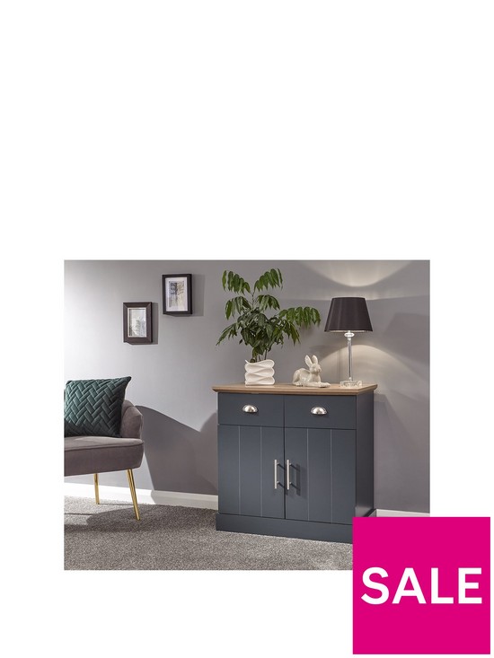 front image of gfw-kendal-compact-sideboard-blue