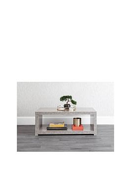 Product photograph of Gfw Bloc Coffee Table With Shelf from very.co.uk