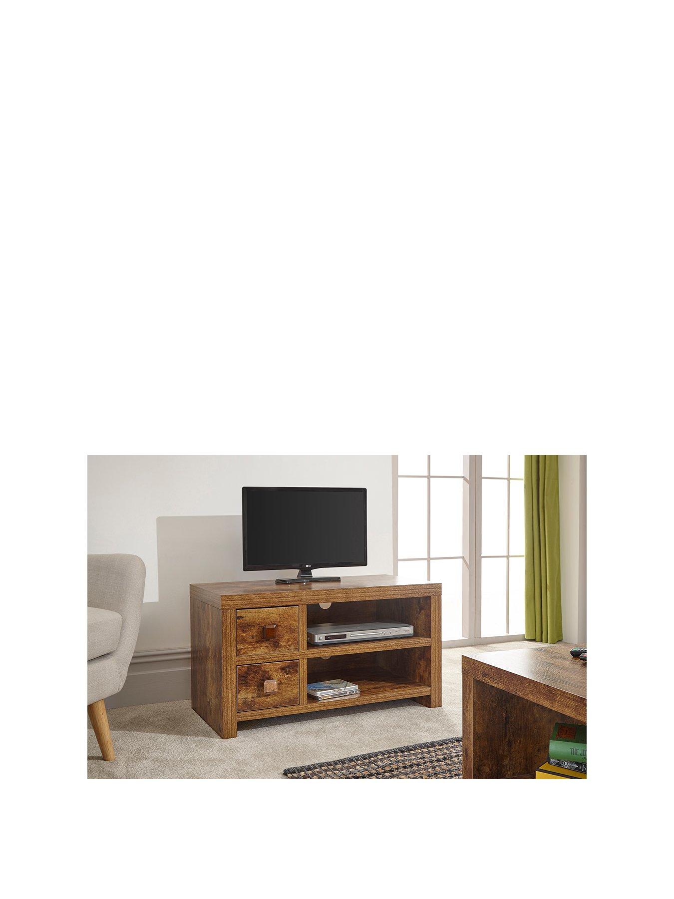 GFW Jakarta 2 Drawer TV Unit - fits up to 40 inch TV