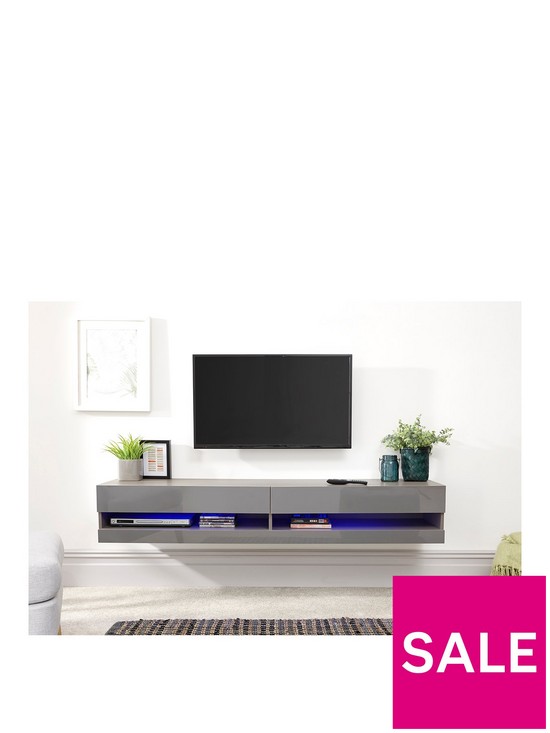 stillFront image of gfw-galicia-150-cm-floating-wall-tv-unit-with-led-lights-fits-up-to-65-inch-tv--nbspgrey