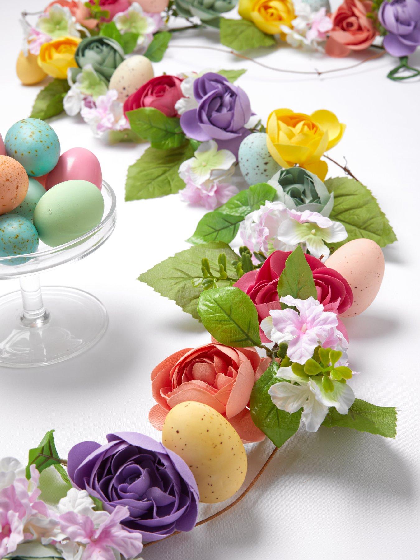 undefined Coloured Spring Egg Garland (6ft)