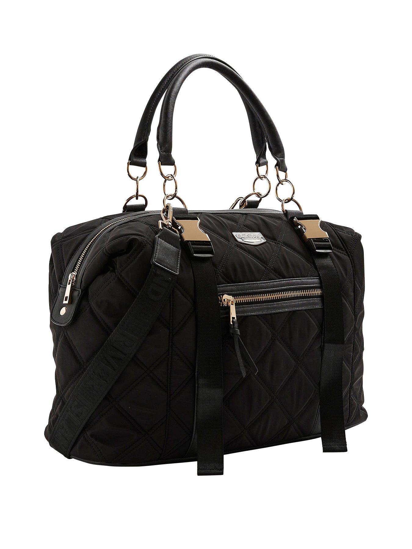 River Island Quilted Nylon Holdall | very.co.uk