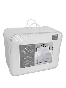 Product photograph of Cascade Home Hotel Collection Luxury Lyocell 10 5 Tog Duvet Ks - White from very.co.uk