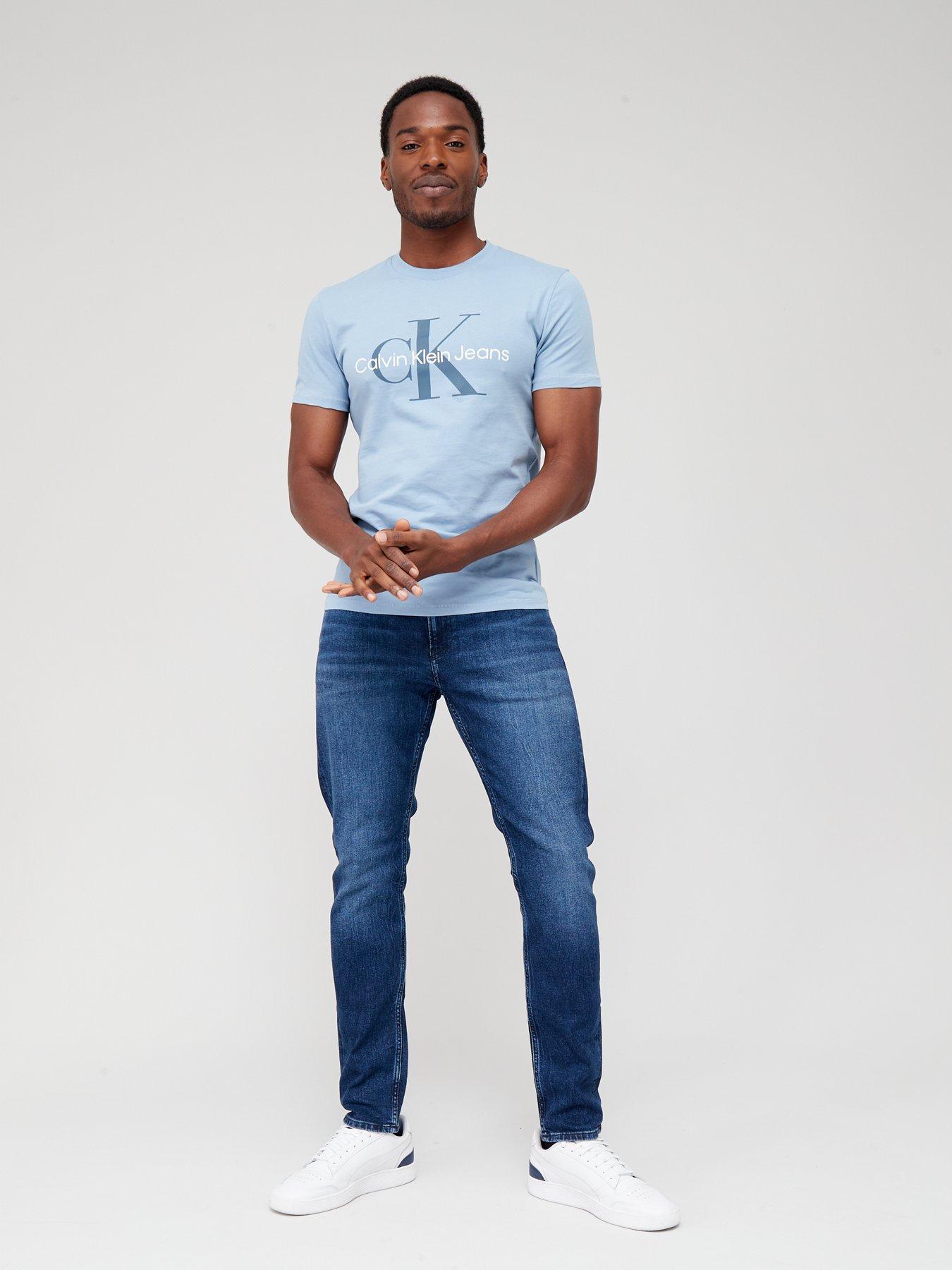 Calvin klein jeans clearance blue t shirt