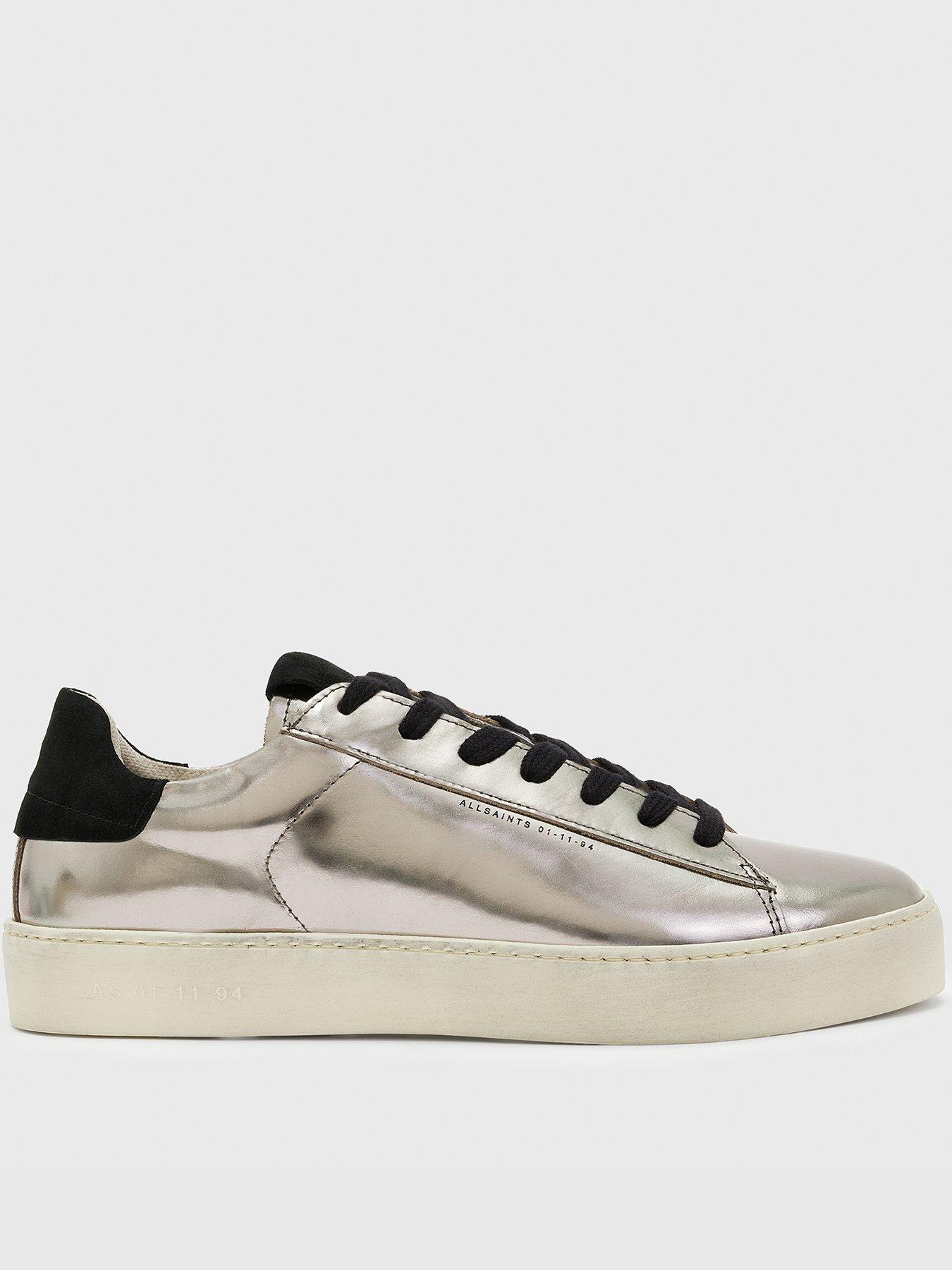 undefined Shana Metallic Sneaker - Silver