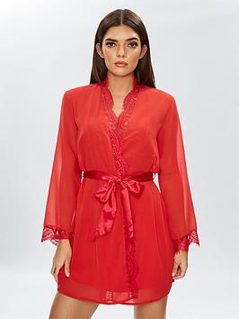 Ann Summers Nightwear & Loungewear The Intrigue Robe - Bright Red
