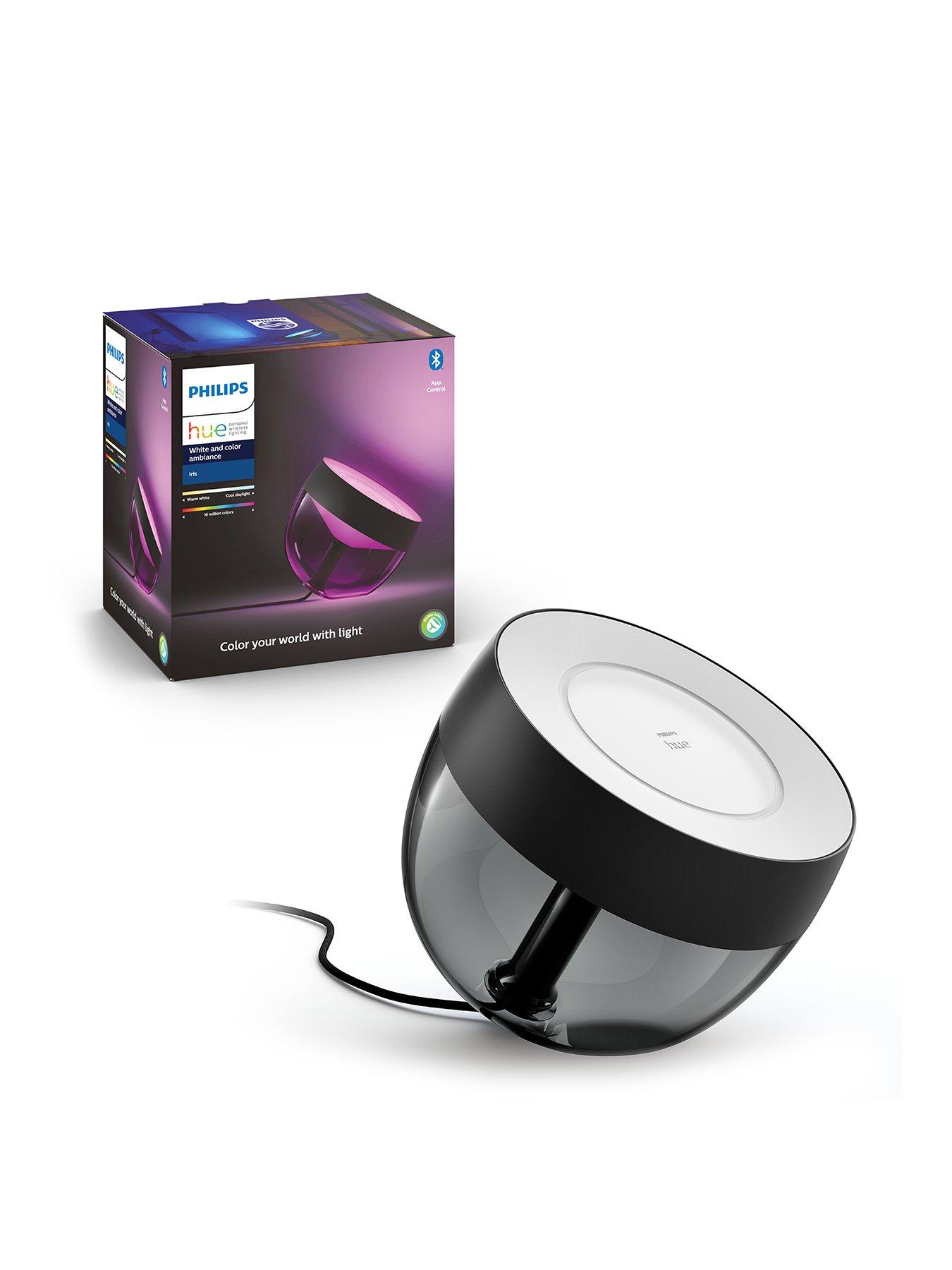 Product photograph of Philips Hue New Hue Iris Gen4 Emea Black from very.co.uk