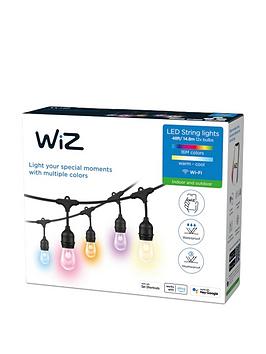 Product photograph of Wiz Smart Led White And Colour Outdoor Festoon Lights from very.co.uk