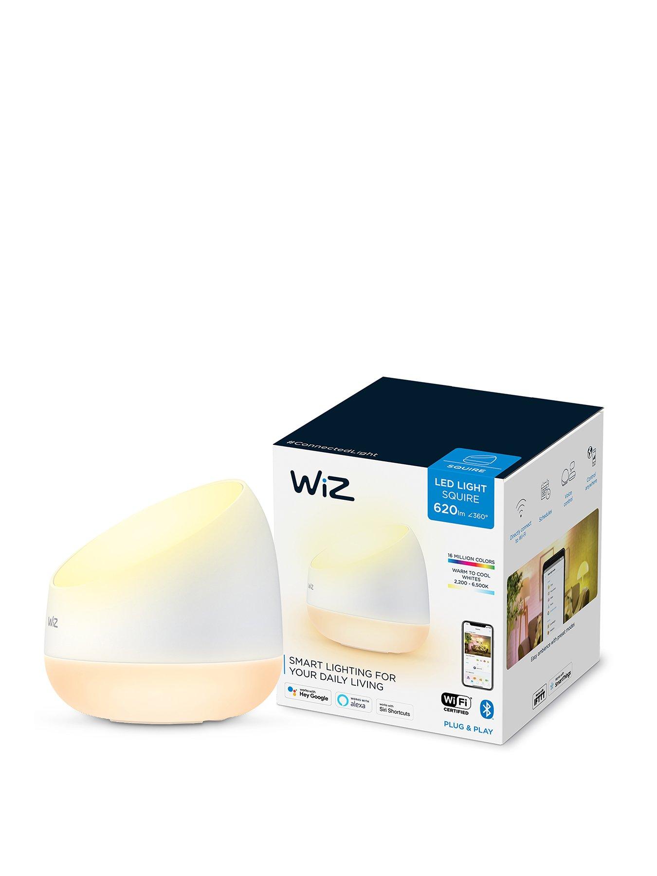 Product photograph of Wiz Squire Wiz Portable 9w 22-65k Rgb Type G from very.co.uk