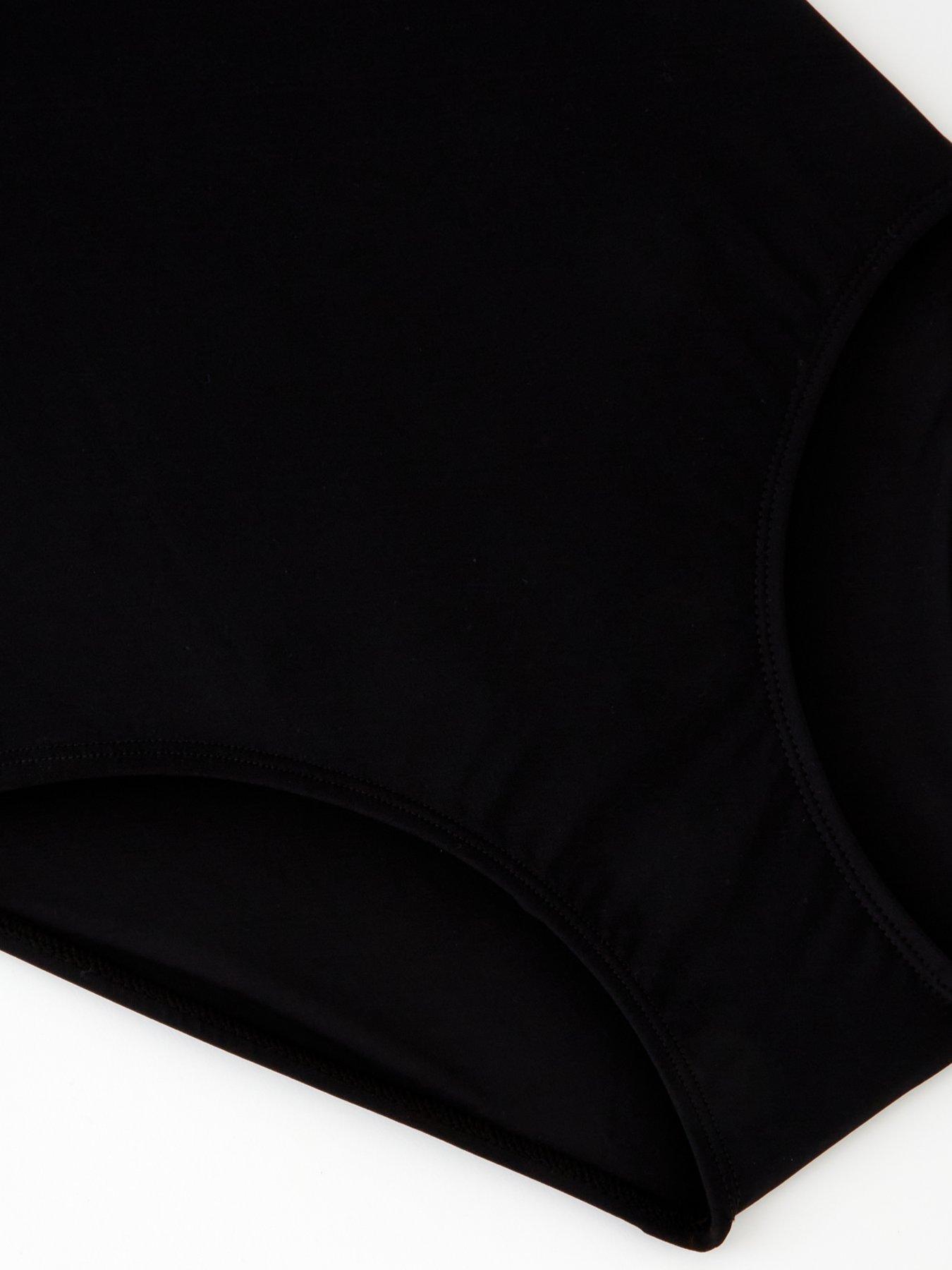Image 4 of 5 of Everyday Girls Racer Back Swimsuit - Black