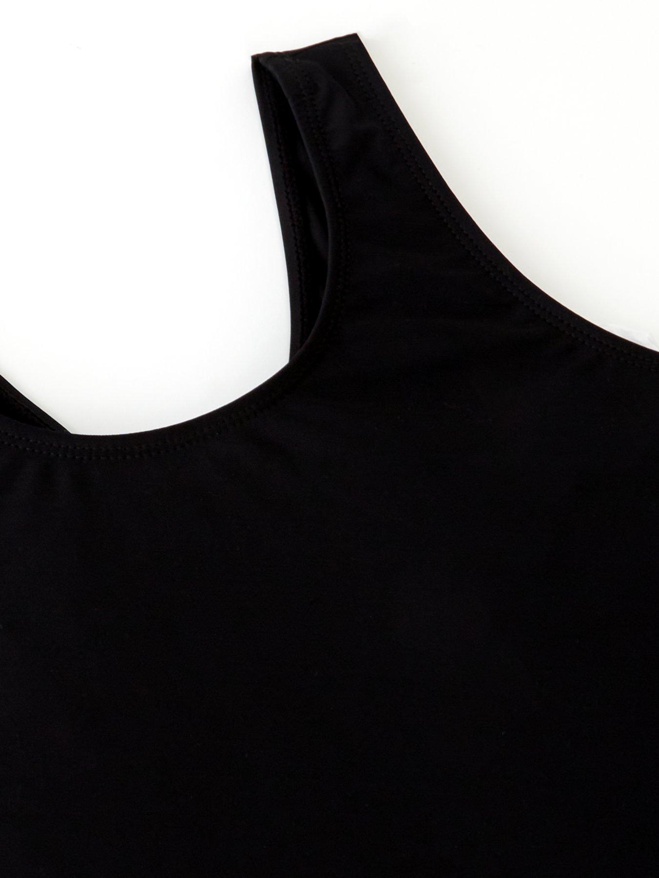 Image 5 of 5 of Everyday Girls Racer Back Swimsuit - Black