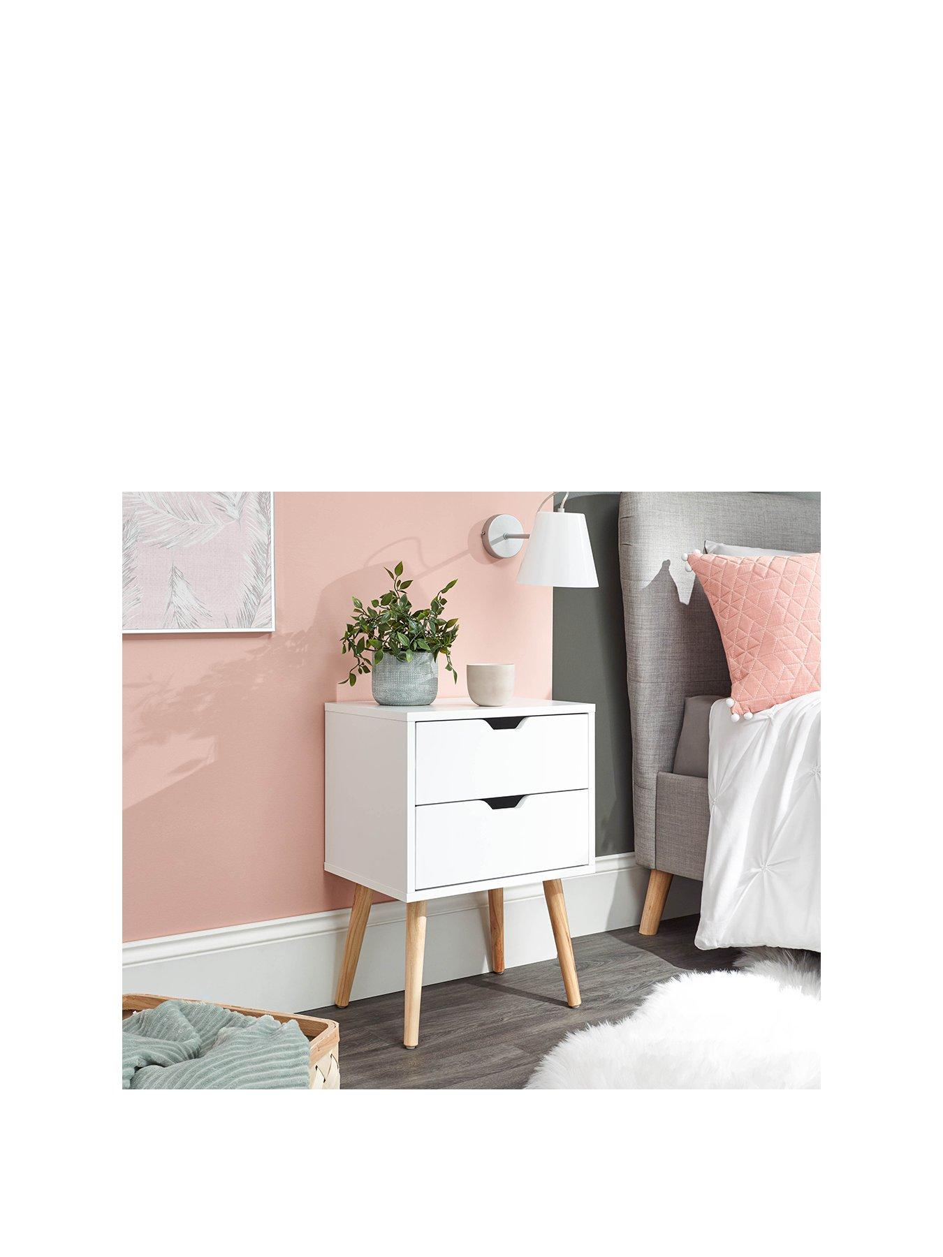 GFW Nyborg Single 2 Drawer Bedside