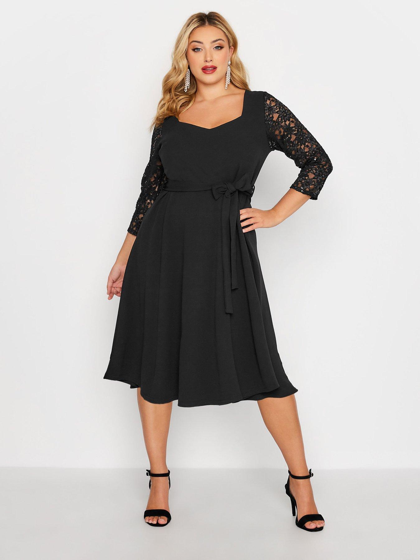 black sparkly dress size 18