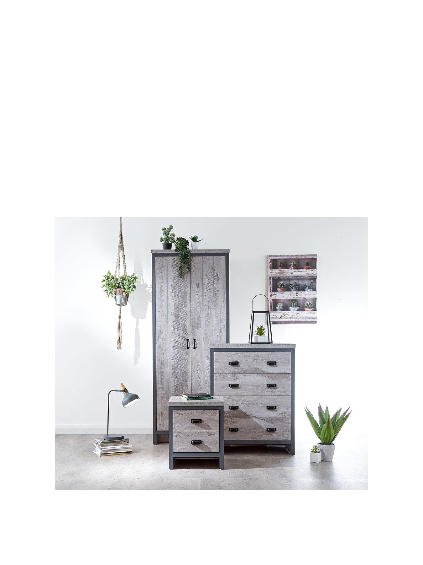 Boston grey bedroom deals furniture