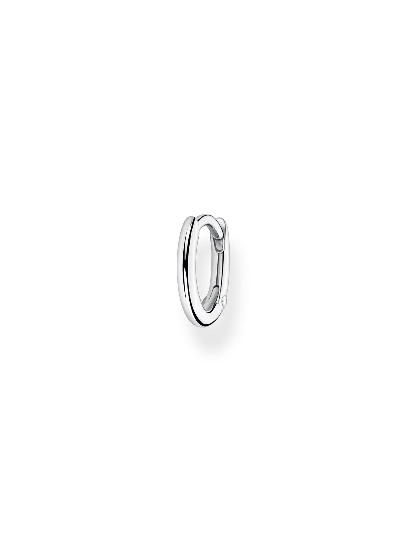 Boucle D'oreille Pendentif Thomas Sabo – Argent 925, Zircone Et Perle – Cadeau Femme élégant