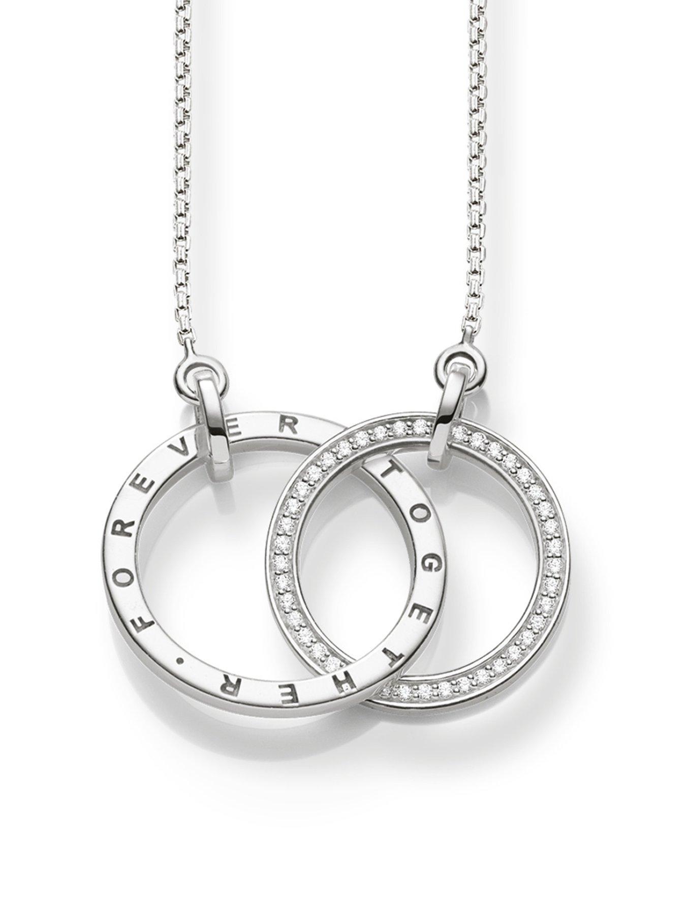 Product photograph of Thomas Sabo Together Forever Necklace from very.co.uk